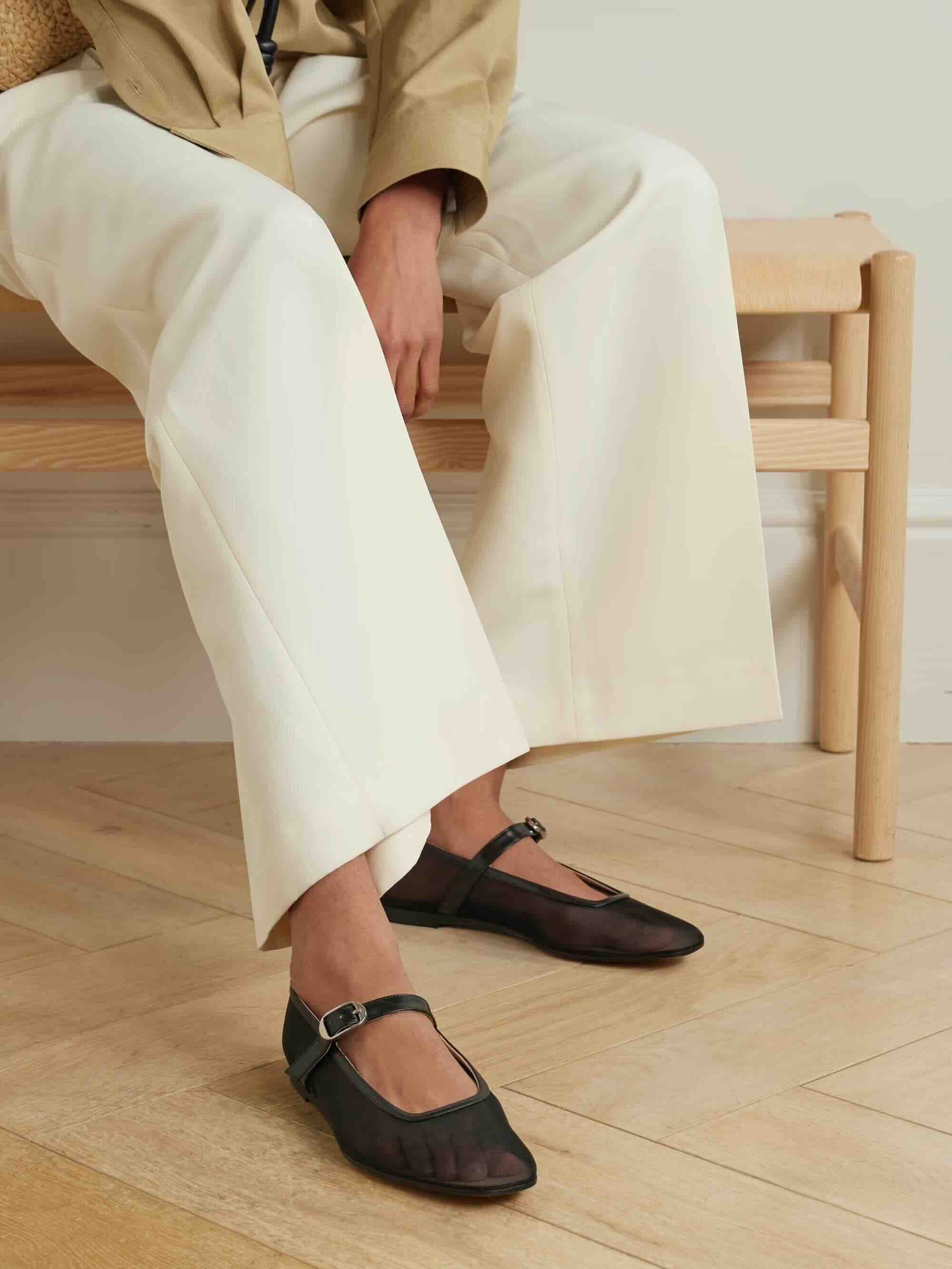 Le Monde Beryl Mesh Mary Jane Flat