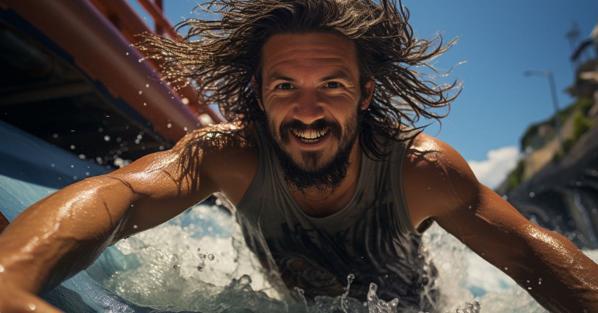 Singles over 40 engaging in adventurous activities onboard a Royal Caribbean ship.