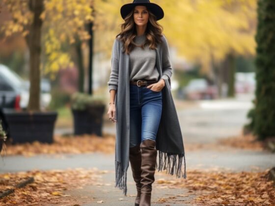 How to Wear Over the Knee Boots Over 40