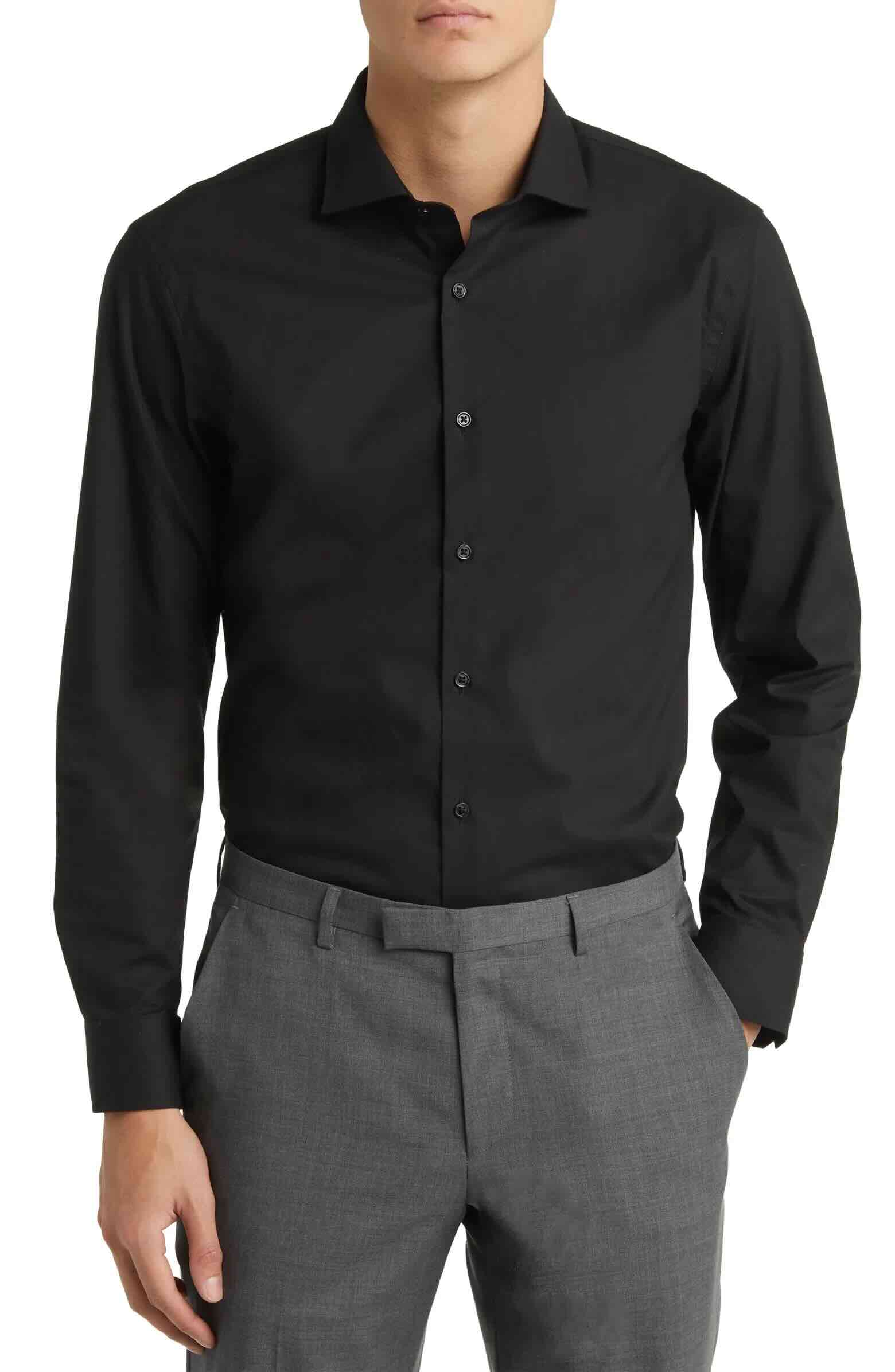 Nordstrom Men's Shop Smartcare Trim Fit Dress Shirt