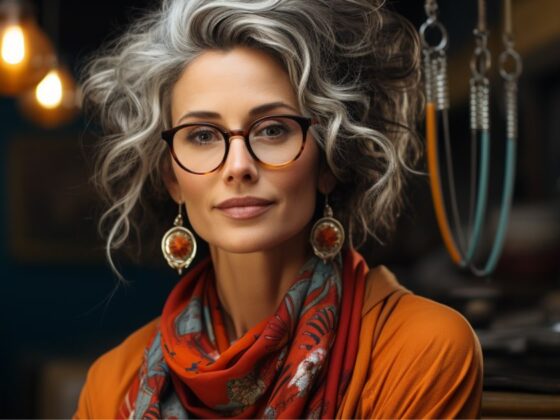 The Best Hairstyles for Women Over 40 with Glasses