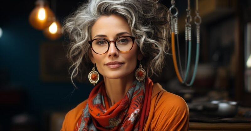 The Best Hairstyles for Women Over 40 with Glasses