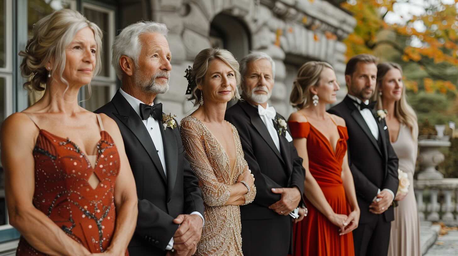 Wedding Dress for Mature Man and Women