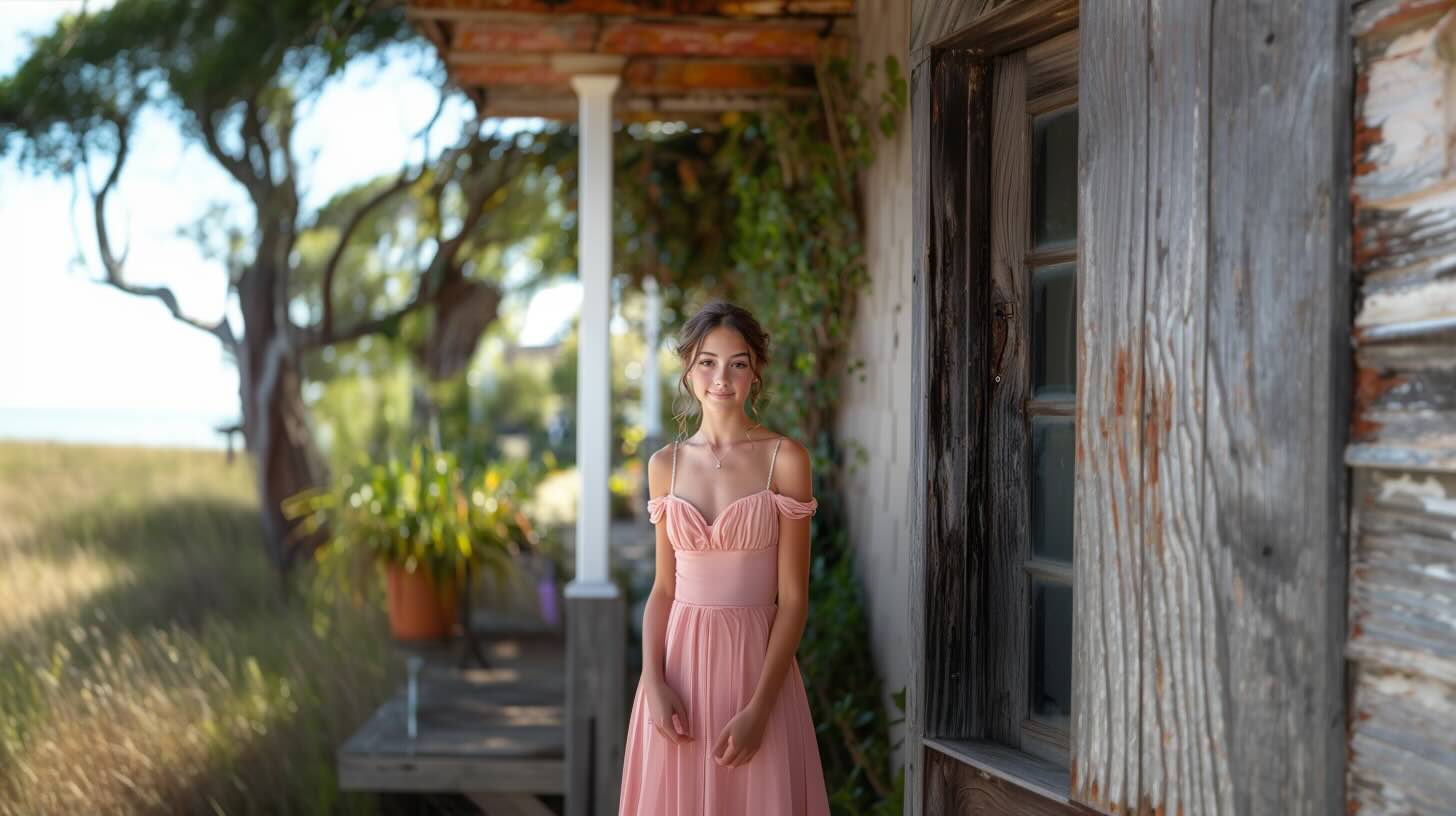 A Teenage Girl at her High School Graduation