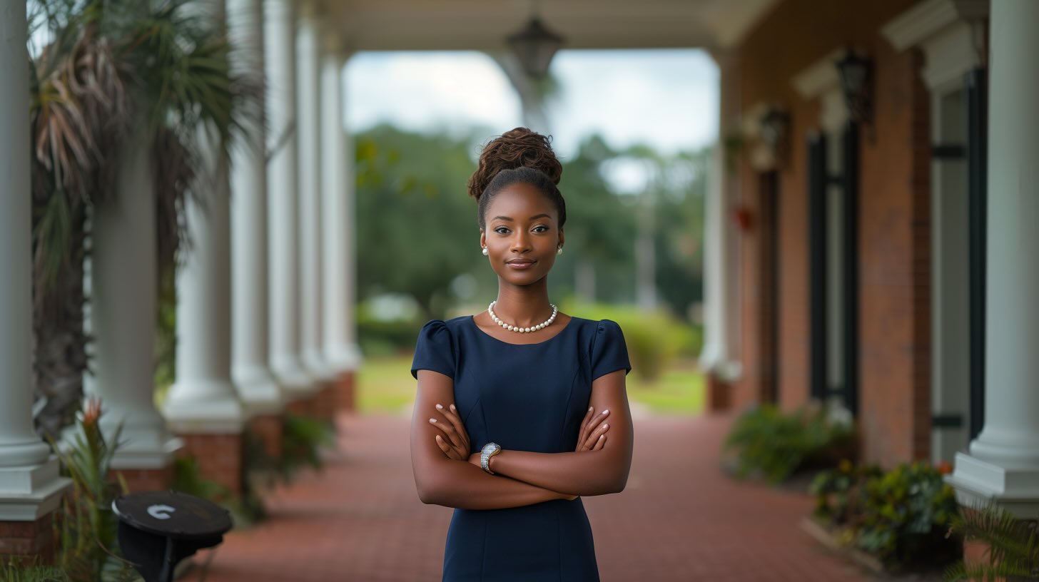 A Mother at her Child's Graduation Ceremony