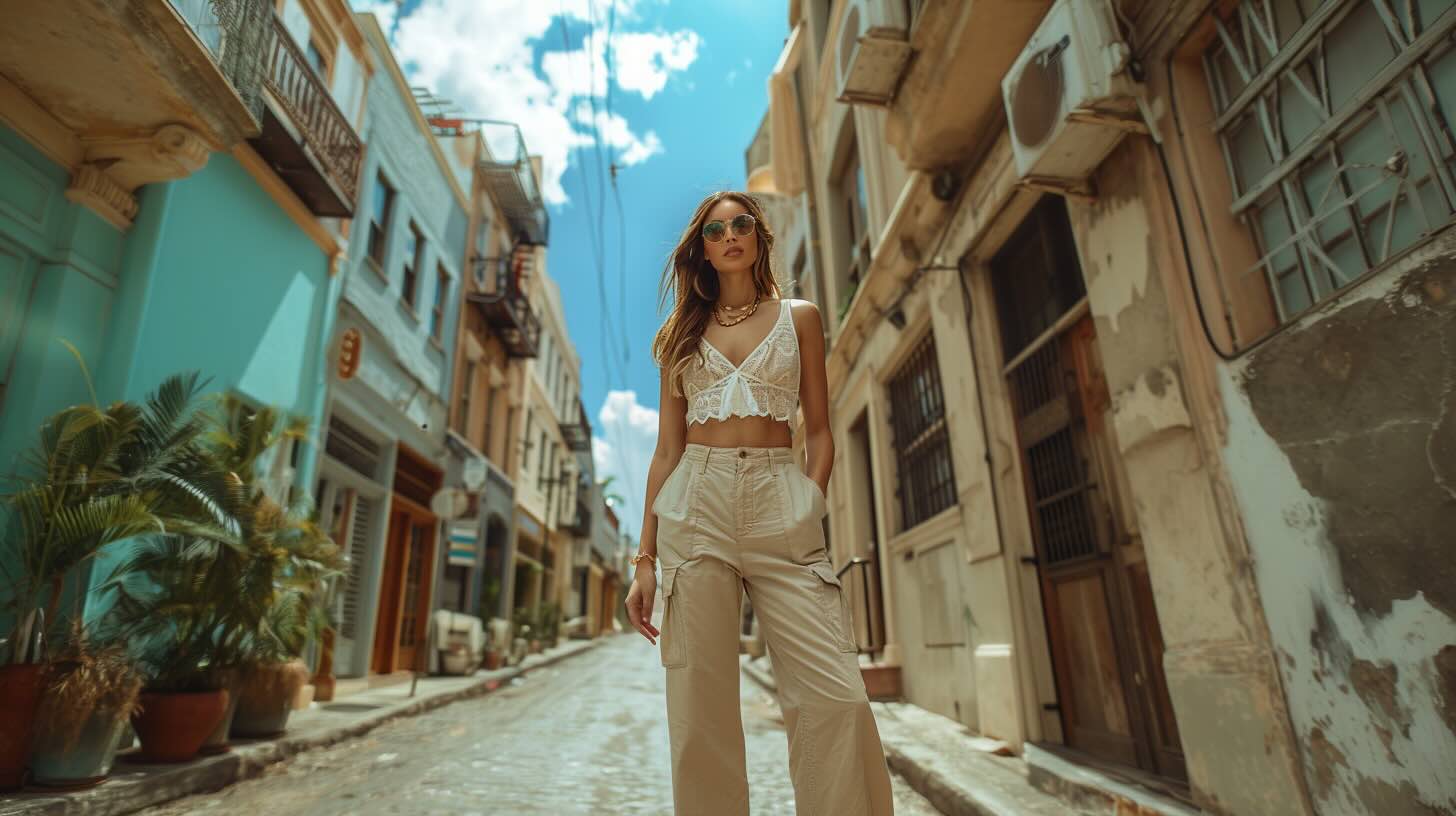 Accessorizing Cargo Pants Outfits for Woman