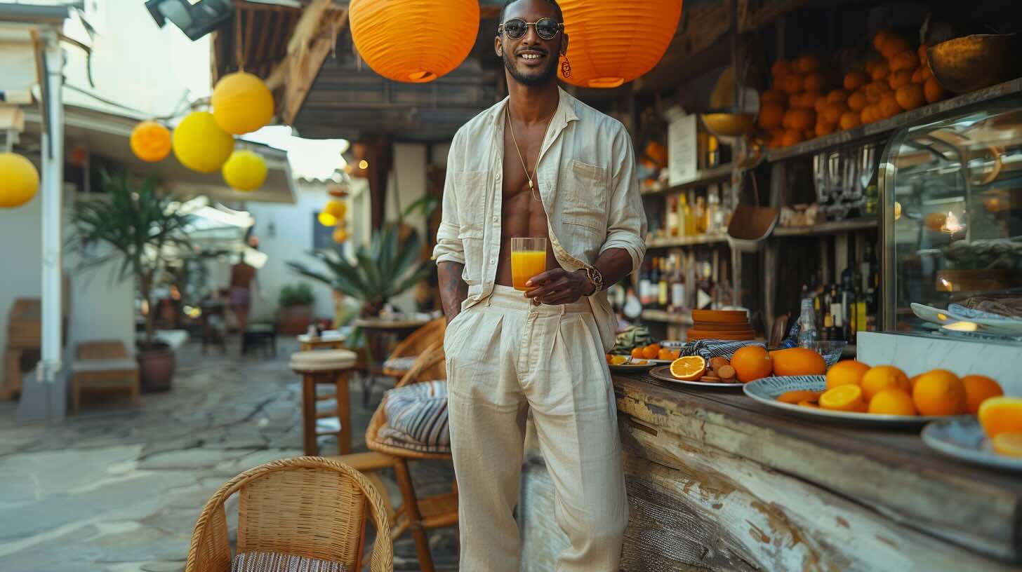 Wide-Leg Trousers for Men