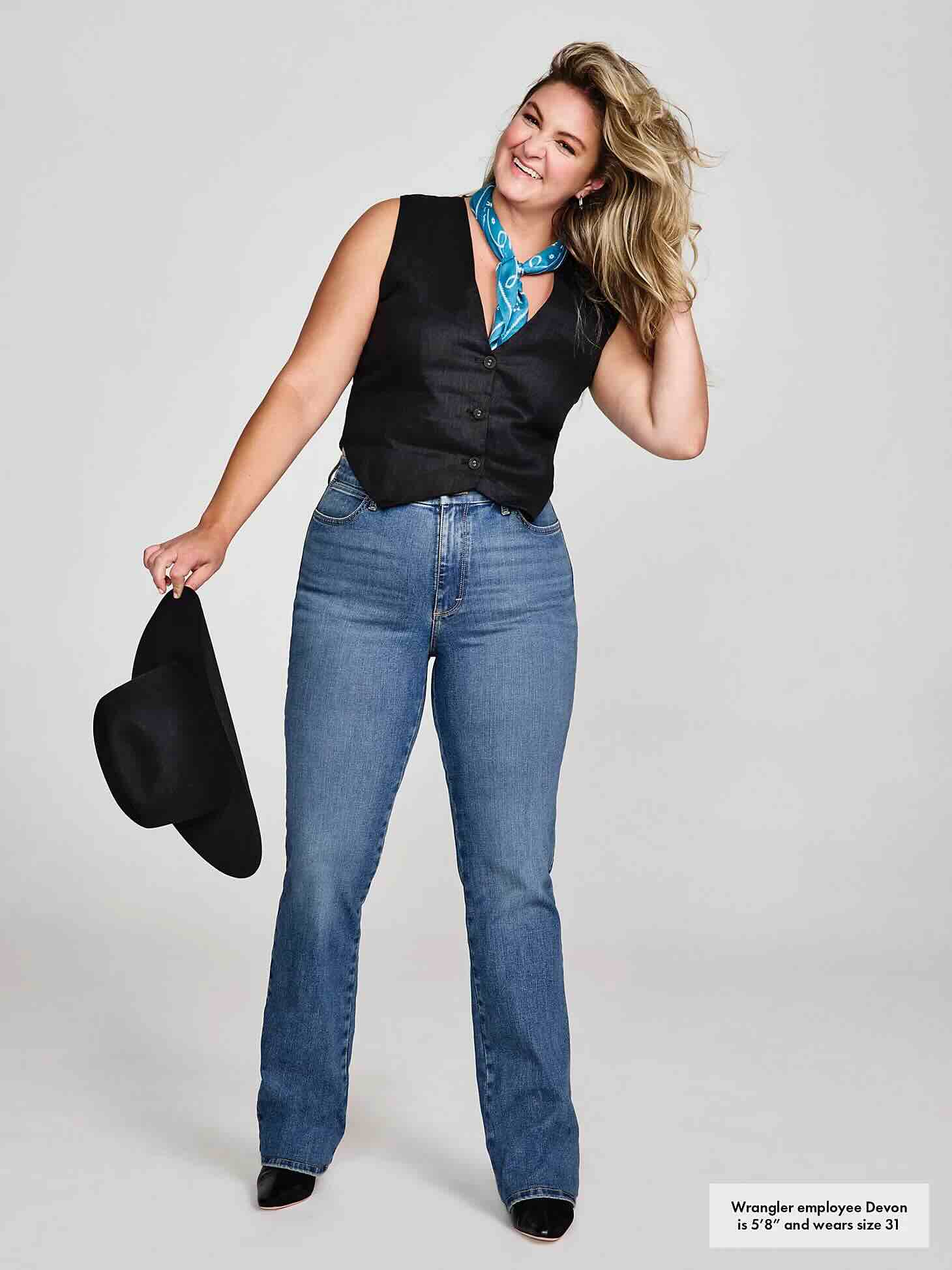 Wrangler Bespoke High-Rise Bootcut Jean in Ada