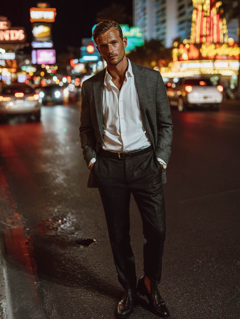 what to wear in vegas men Evening Attire