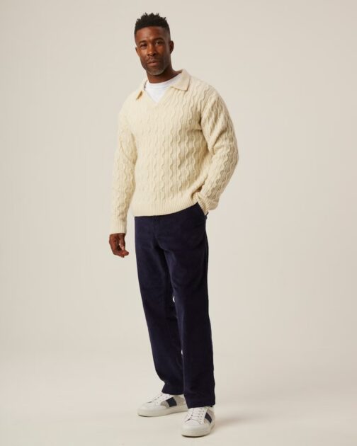 Peregrine Elgin Merino Wool Polo Shirt