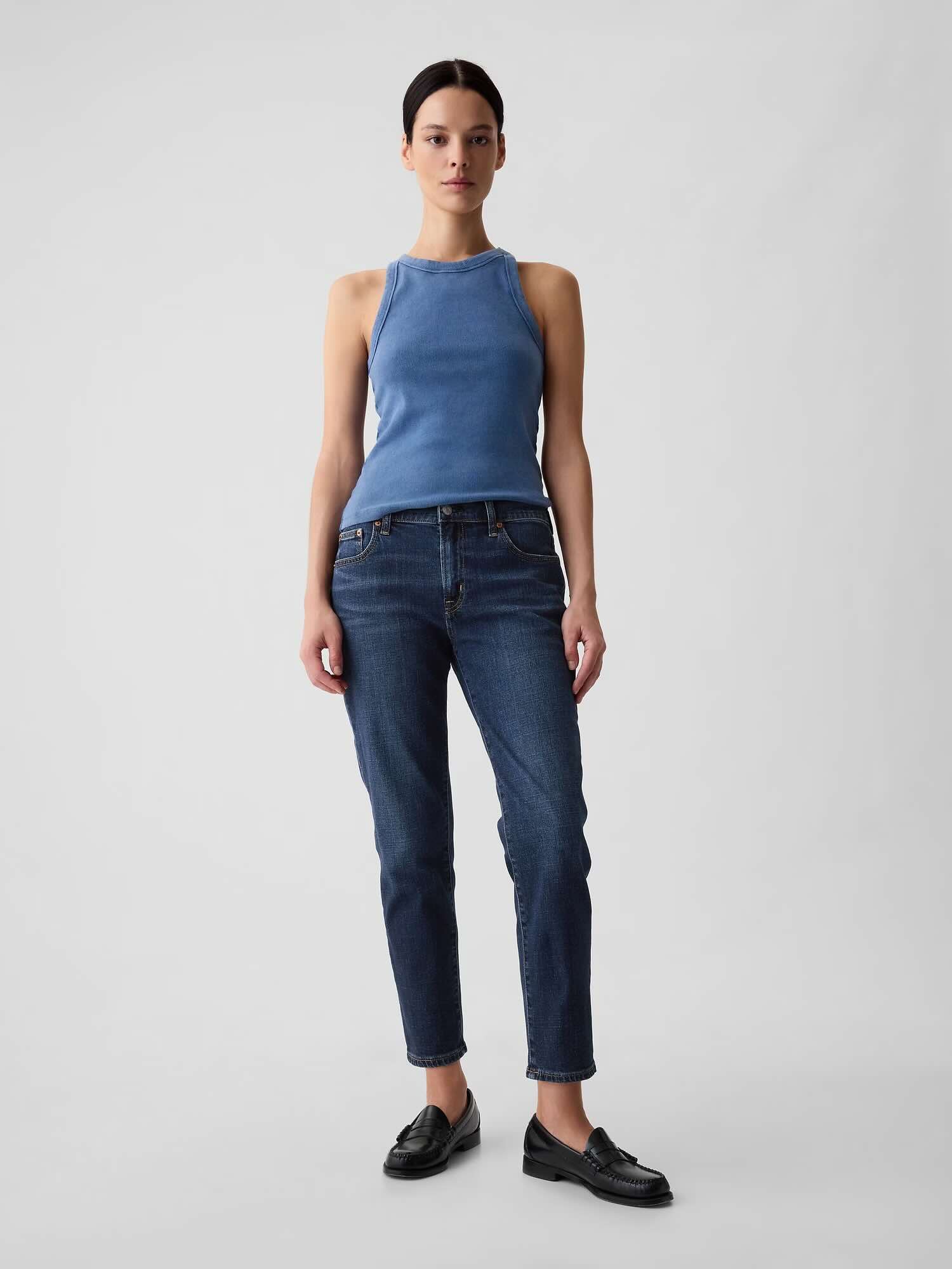 Gap Mid-Rise Girlfriend Jeans