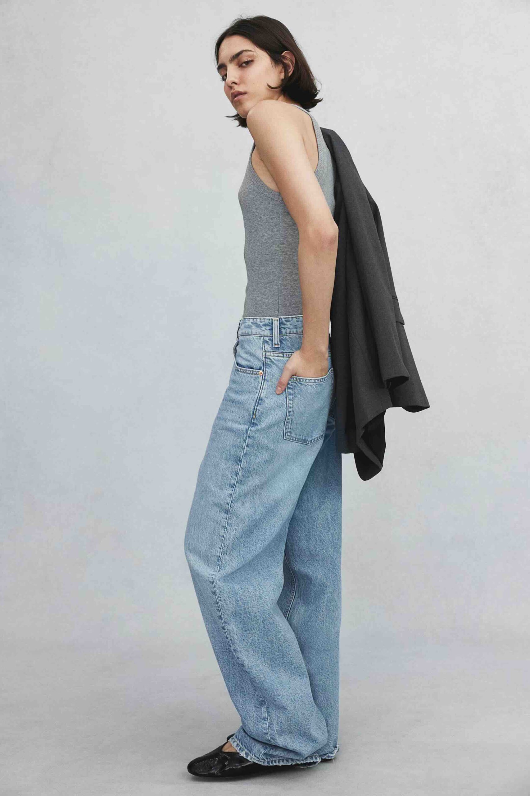 H&M Baggy High Jeans