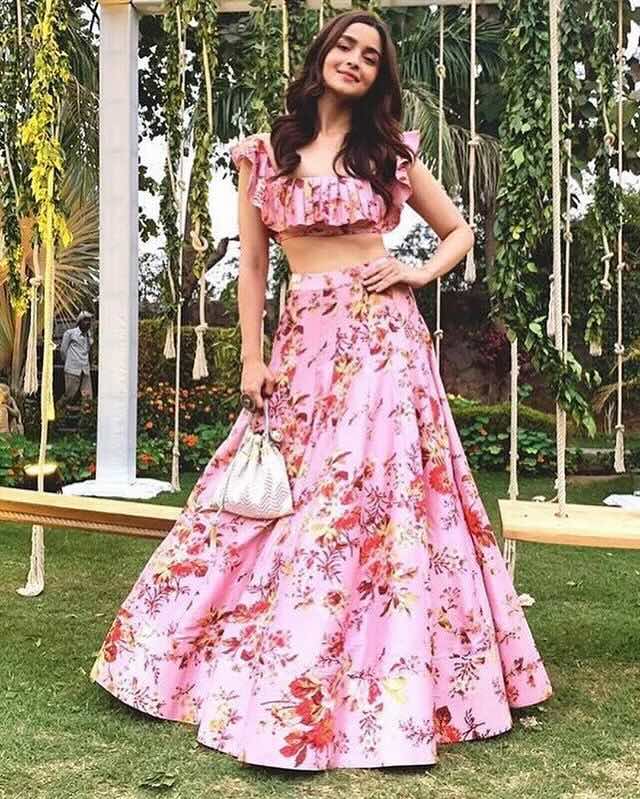 Alia Bhatt embraced bright romantic florals
