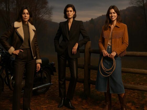 Fall Fashion Trends Shearling Shoulders and Western Revival