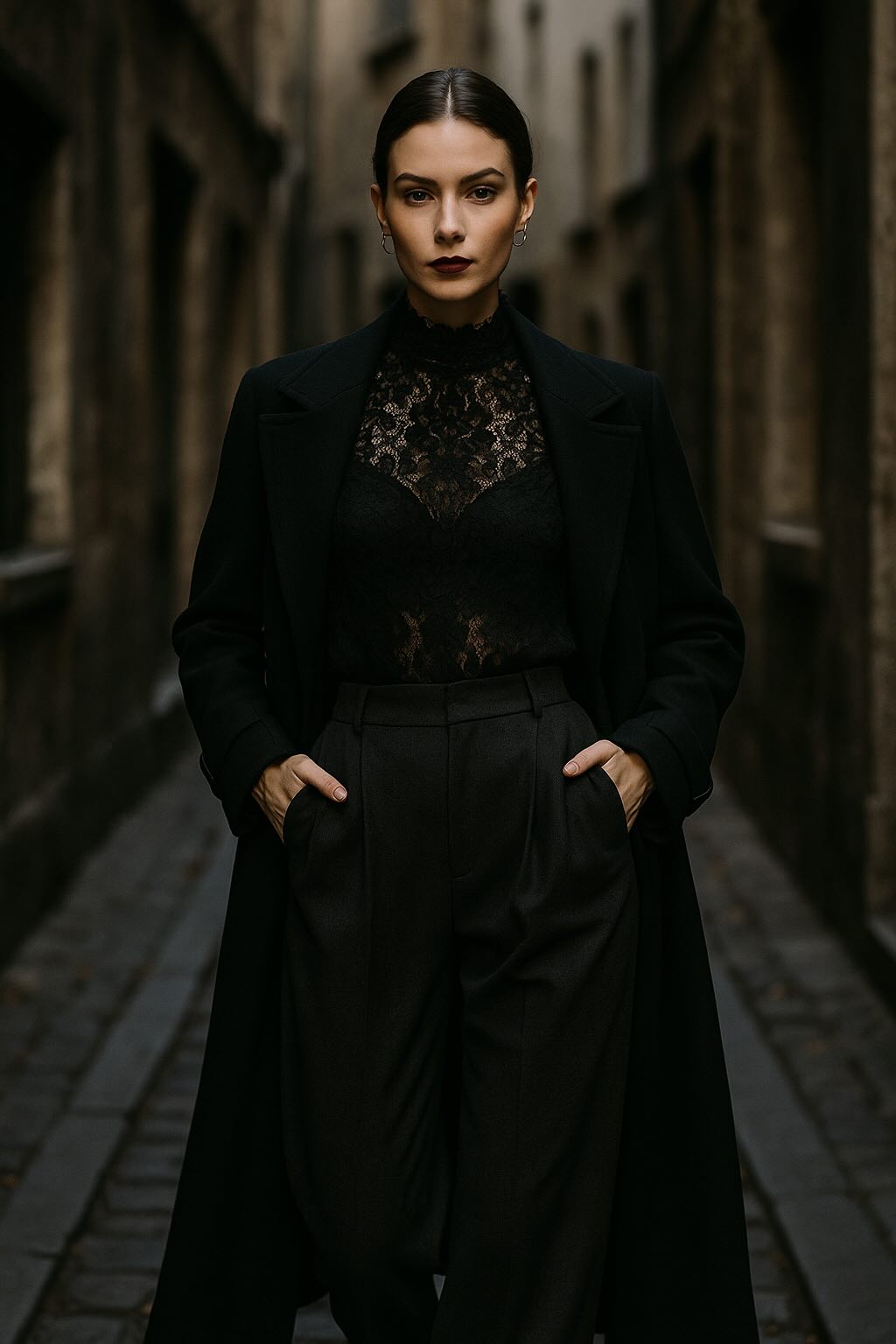 Gothic Lace Moody Dramatic Chic