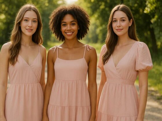 Light Pink and Blush Summer Dresses