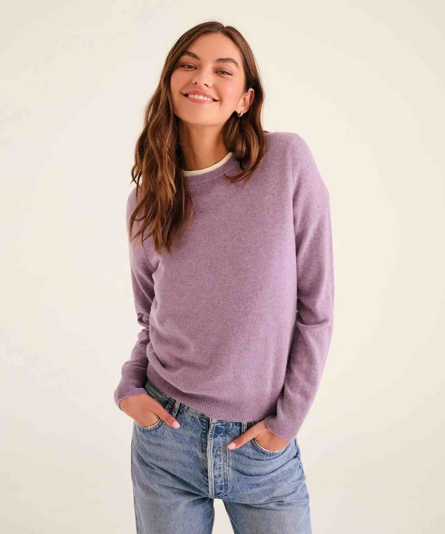Lilac Cashmere Sweater