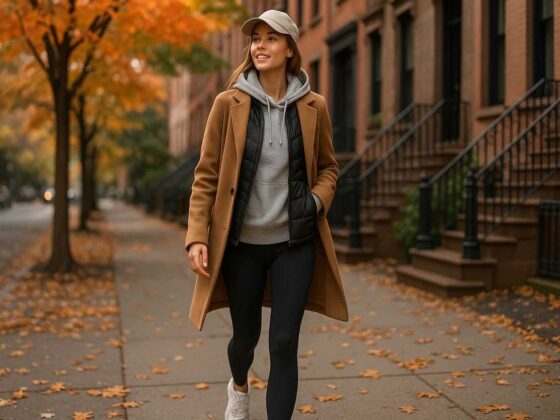 What to Wear on a Fall City Stroll in Sporty Style