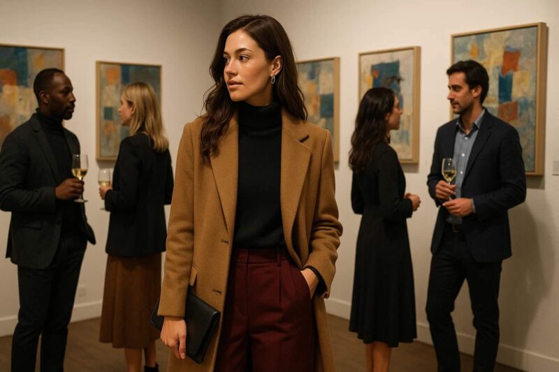 What to Wear to an Art Gallery Evening in Autumn