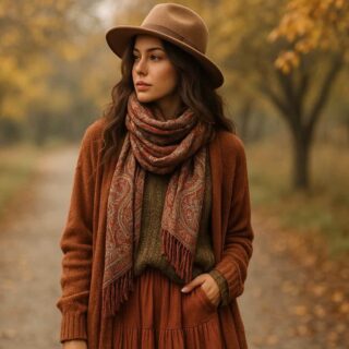 Boho Chic for Fall Best Scarves and Layered Looks