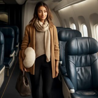 Comfortable and Stylish Outfits for Long Flights to Europe