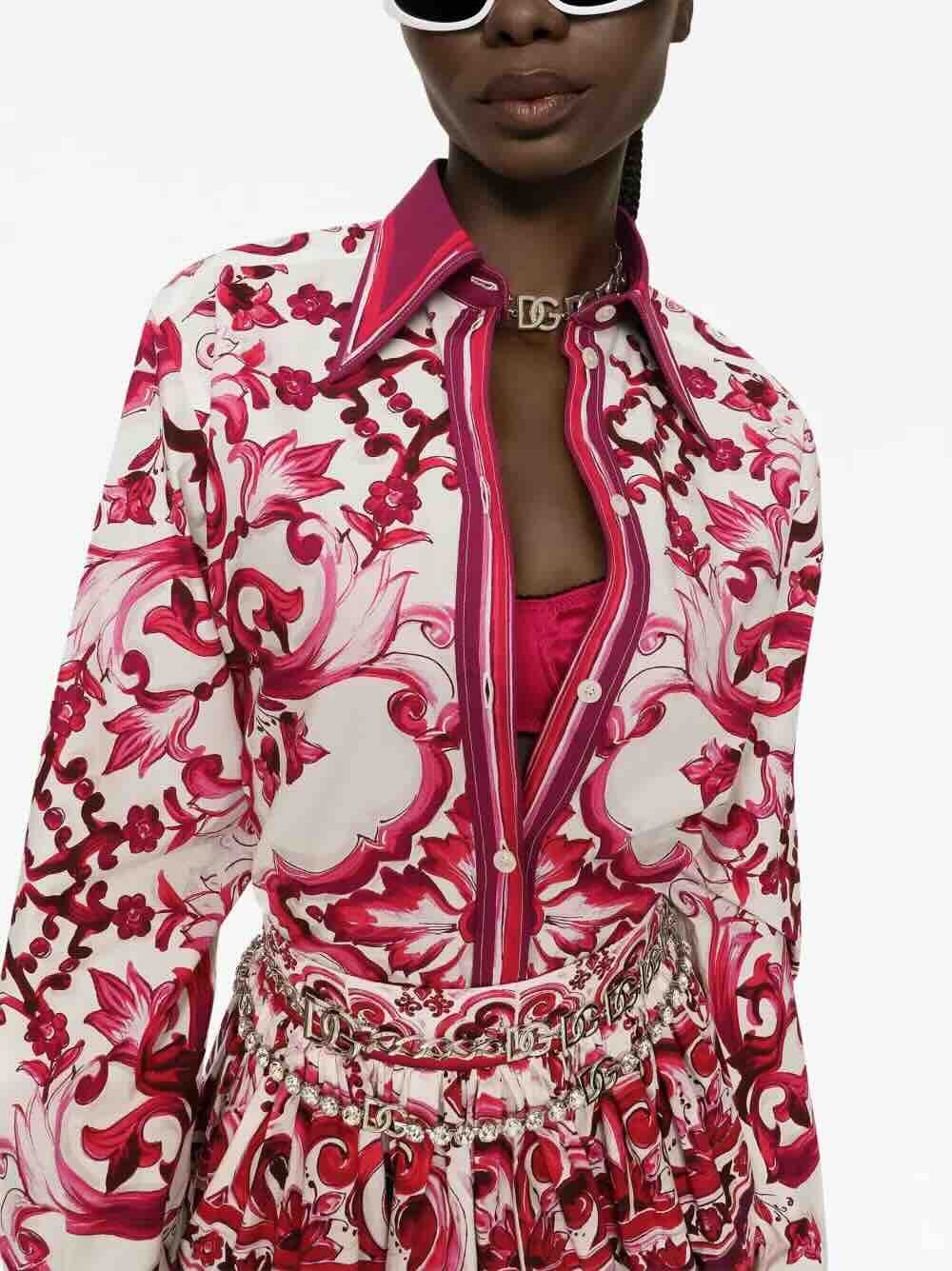 Dolce & Gabbana – Majolica-Print Cotton Shirt