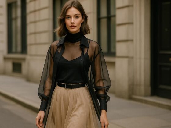How to Wear See Through Layers Sheer Fabrics