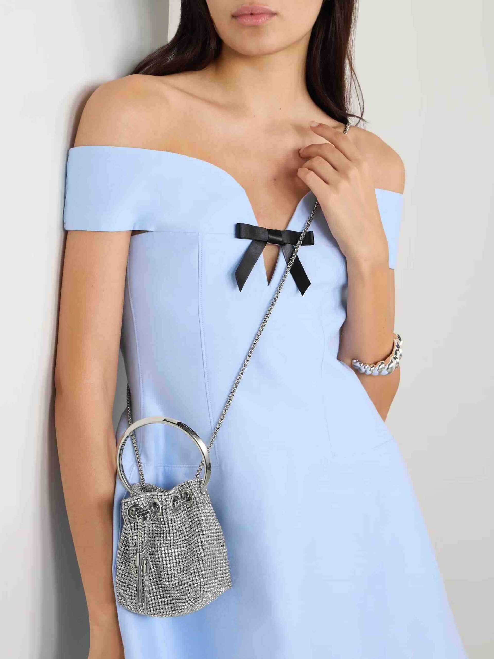 Jimmy Choo – Bon Bon Crystal-Embellished Mini Bag