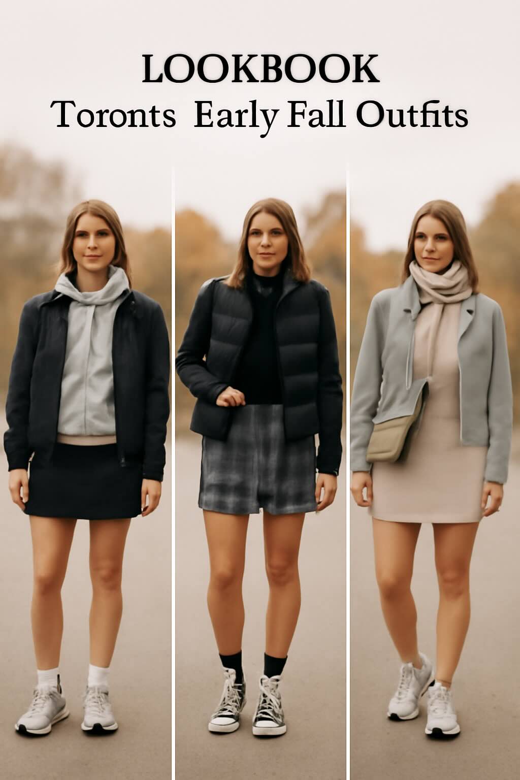 Key Pieces for Torontos Early Fall Mini Skirt Look