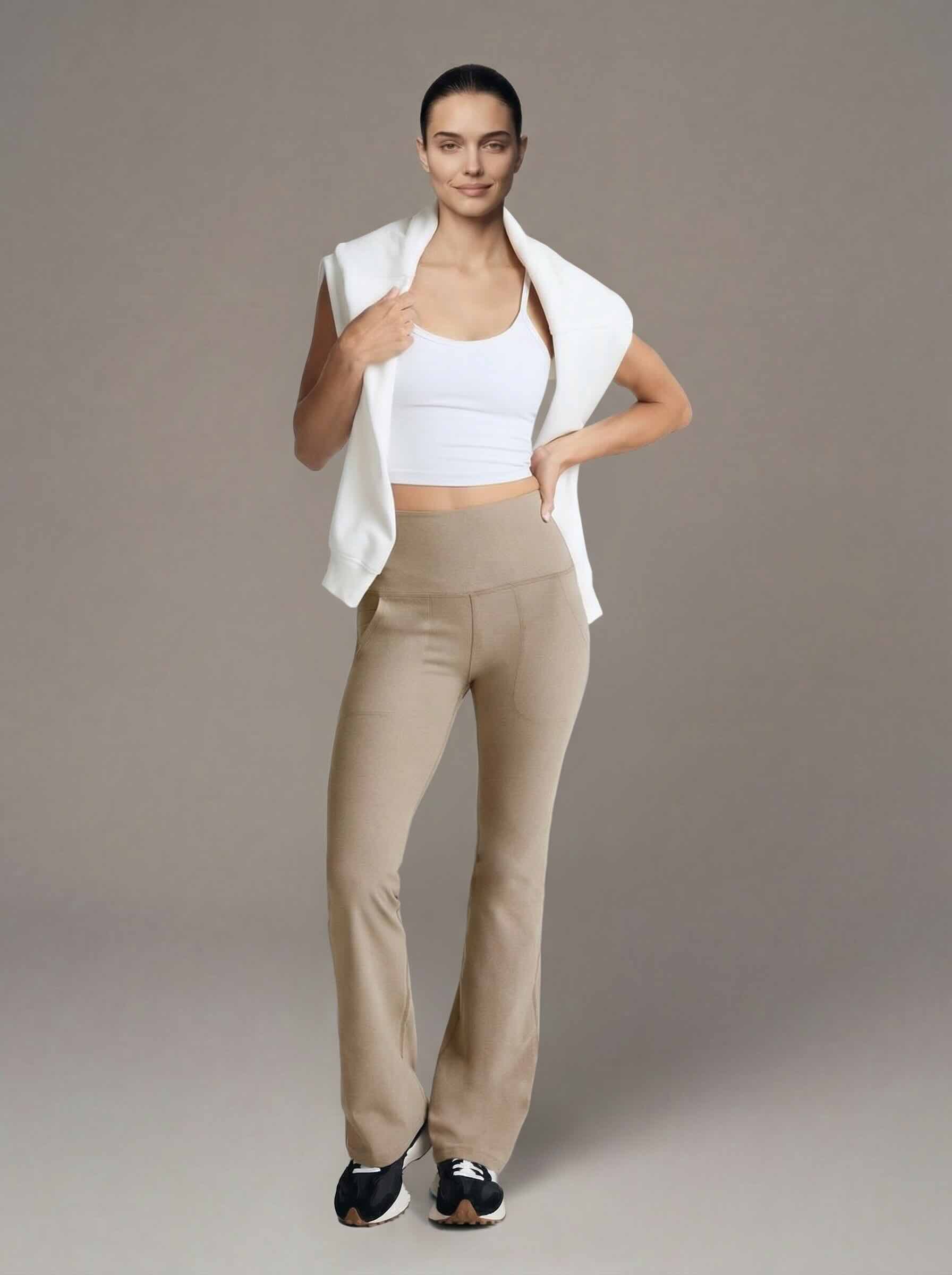 Spacedye High Waisted Practice Pocket Bootcut Pant 31"