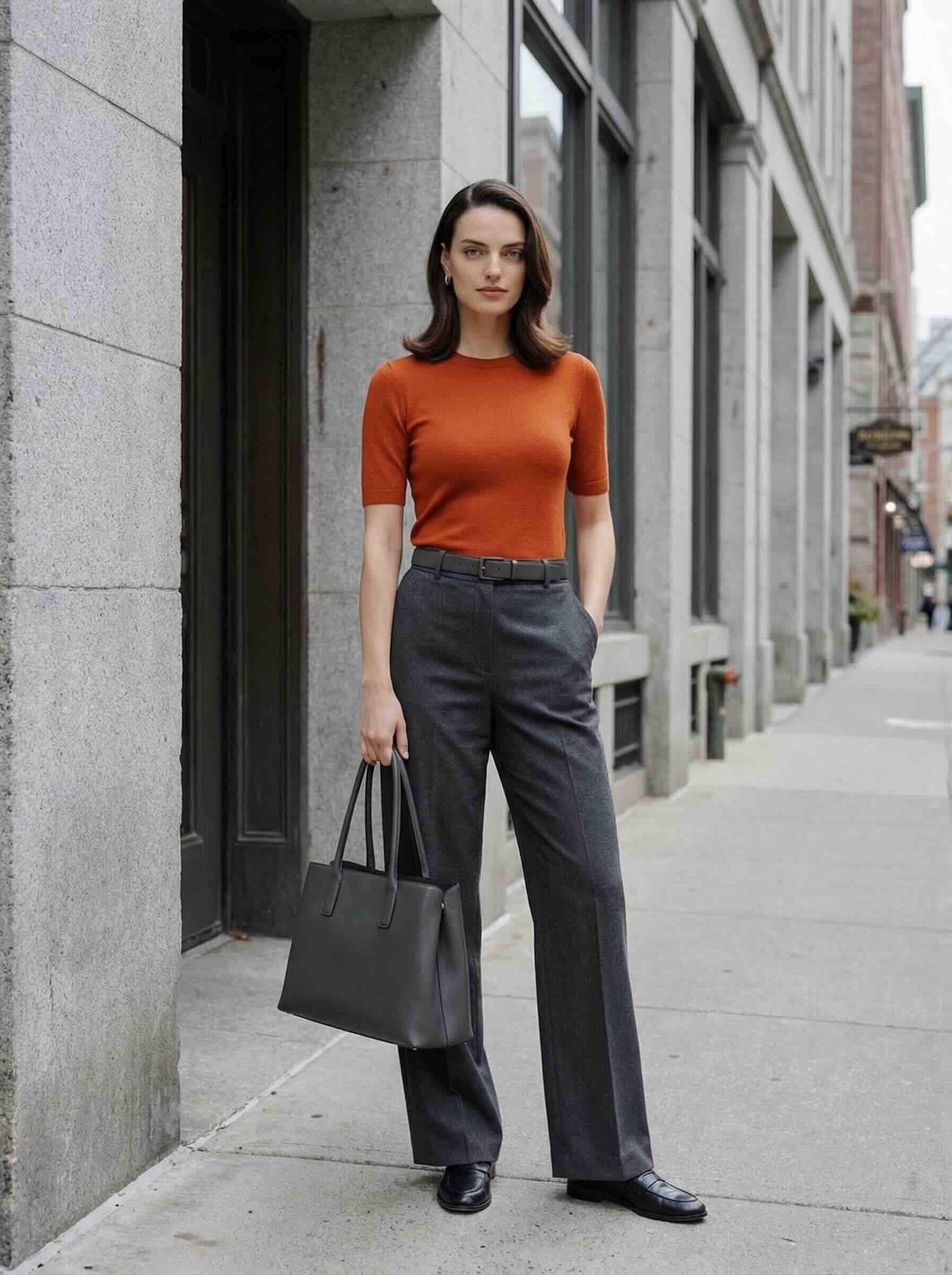 Orange + Charcoal Gray
